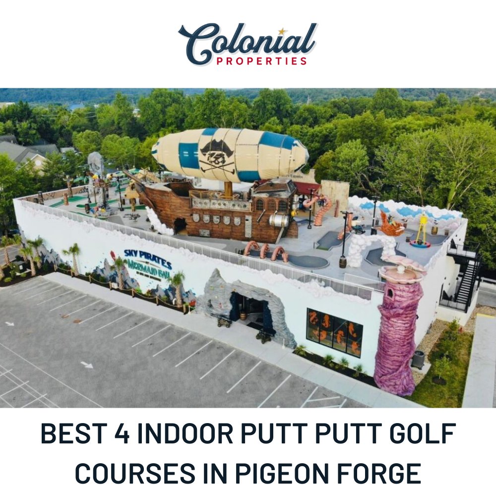 ColonialCabins's tweet photo. Play putt putt in any weather! Indoor mini golf courses are a Pigeon Forge specialty. With themes like pirates, mermaids, treasure hunts, and tasty treats, these courses are fun for all ages, all year round.
π https://t.co/nYioX2Ji4I
#ColonialProperties #Cabins #PigeonForge https://t.co/oyw5mkBeio
