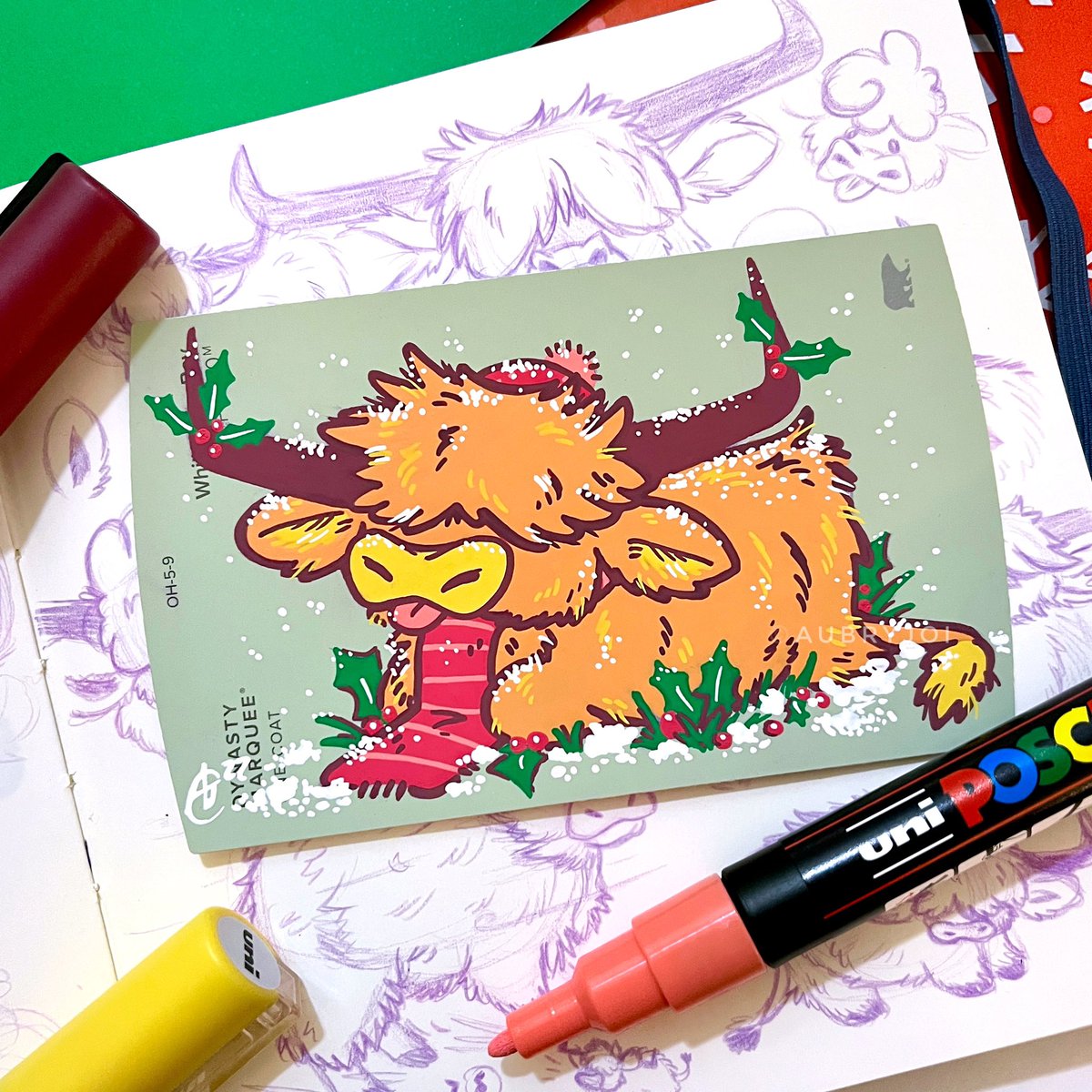 aubryjoi's tweet photo. Holly highland cow 🐮💚 https://t.co/bd22wlDe7u