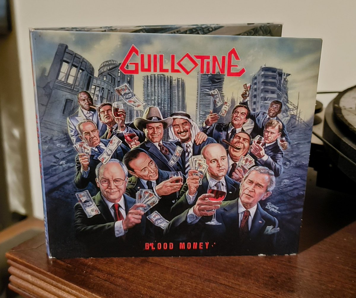 divinenothuman's tweet photo. Some high class, ass kicking old school THRASH METAL on tonight's playlist 🍻
🇸🇪 GUILLOTINE: "Blood Money" (2008) 🍻
🎧 https://t.co/XxVLsLUbf9
#Guillotine #BloodMoney #ThrashMetal #EdRepka #NowPlaying️ #Playlist #CD #Metal #MetalTwitter https://t.co/yroeq5eiQS