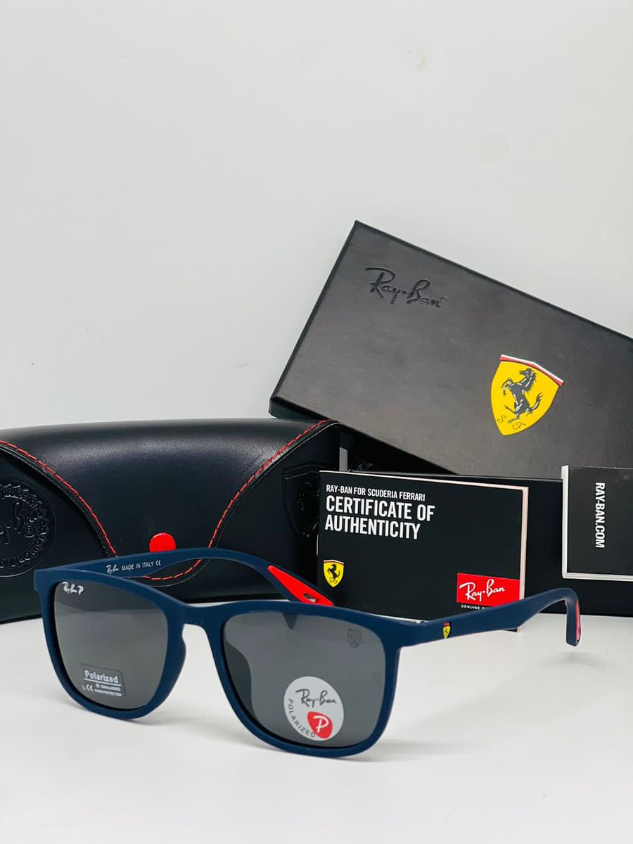Sunny days call for cool shades 😎,define your looking with this RAYBAN FERRARI 😎🕶