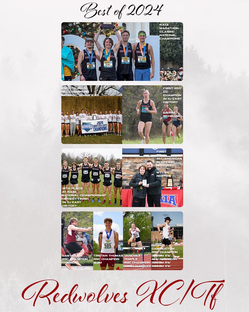 IUE_TFXC's tweet photo. Best of 2024 from IU East XC/TF 

#RedWolfNation https://t.co/kT05GuadKJ