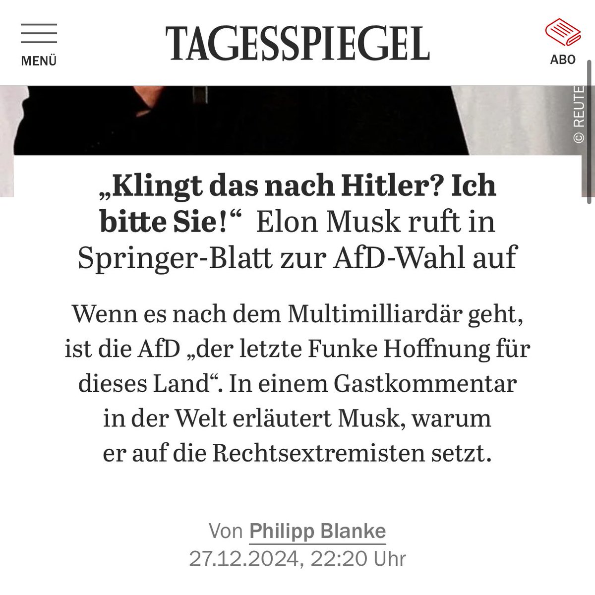 Axel Springer ist der publizistische Arm des Rechtsextremismus, des Rassismus und des Antisemitismus in Deutschland.
