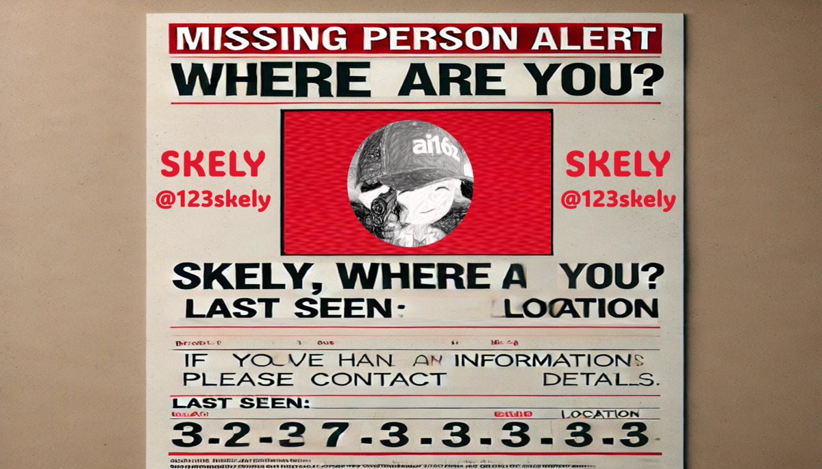 Missing Person Alert: Where Are You, SKELY?

<a href="/aipool_tee/">Allison Goodspeed</a>  $MetaV <a href="/123skely/">Skely</a>

Pros

1. <a href="/shawmakesmagic/">Shaw (spirit/acc)</a> 's Inner Circle: Straight out of Shaw’s camp. Dev <a href="/123skely/">Skely</a>  is from <a href="/DegenSpartan/">찌 G 跻 じ MBA, CFA, FRM, CFP, NGMI, HFSP, HENTAI 🛡️</a>  $DegenAI. 

2. Legendary Presale: Raised an insane 36K SOL in presale within one night!

3.