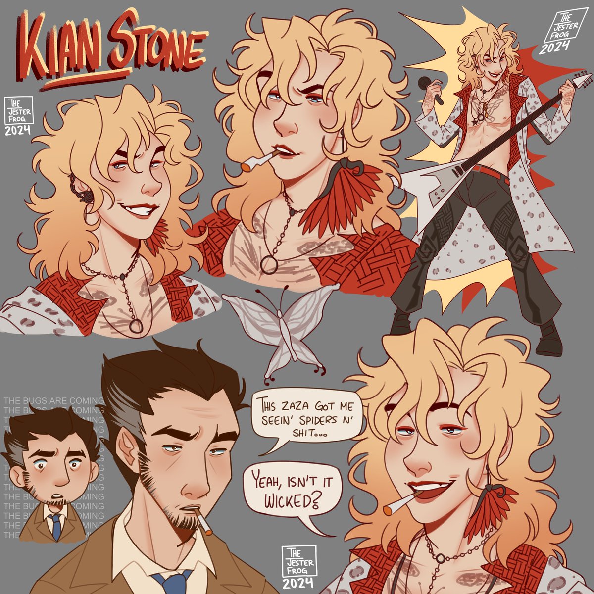 been a while since i picked up a pen and drew this guy 
#jrwifanart #bitb #kianstone