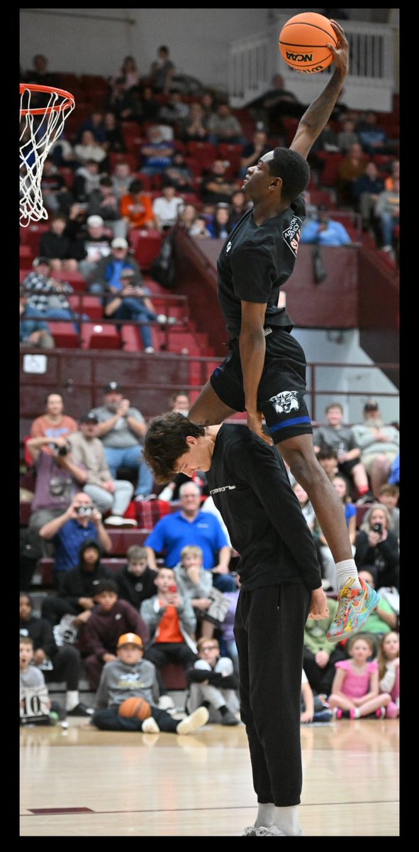 Tara McKinnon (@taramckinnon6) on Twitter photo Never underestimate what can’t happen! You make this look easy.
All over teammates 6’3 Sneak O and 6’10 <a href="/TrentSteinour/">Trent Steinour</a> @LNHS_Athletics <a href="/LakeNormanMBB/">Lake Norman Men’s Basketball</a> <a href="/appstatesports/">App State Athletics</a> <a href="/AppStateMBB/">App State Basketball</a> <a href="/ClemsonMBB/">Clemson Basketball</a> <a href="/SLAM_HS/">SLAM HS Hoops</a> <a href="/MooresvilleS/">MooresvilleSports</a> #bristoltn Never underestimate what can’t happen! You make this look easy.
All over teammates 6’3 Sneak O and 6’10 <a href="/TrentSteinour/">Trent Steinour</a> @LNHS_Athletics <a href="/LakeNormanMBB/">Lake Norman Men’s Basketball</a> <a href="/appstatesports/">App State Athletics</a> <a href="/AppStateMBB/">App State Basketball</a> <a href="/ClemsonMBB/">Clemson Basketball</a> <a href="/SLAM_HS/">SLAM HS Hoops</a> <a href="/MooresvilleS/">MooresvilleSports</a> #bristoltn