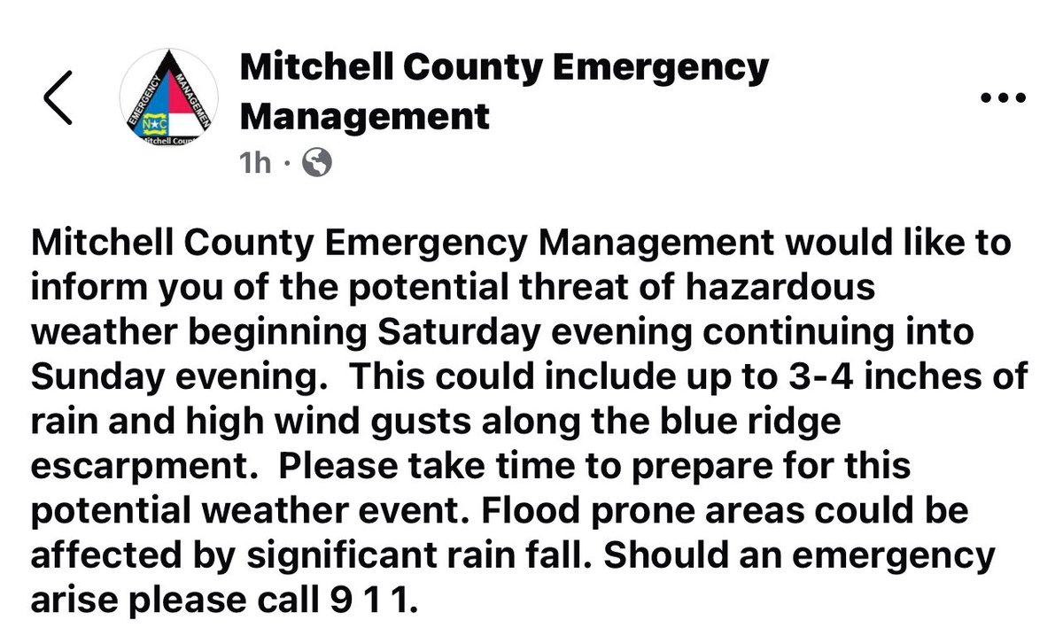 Pray for the people of Mitchell County. Some still don’t have good safe shelter. Rooftops and walls are still not repaired.