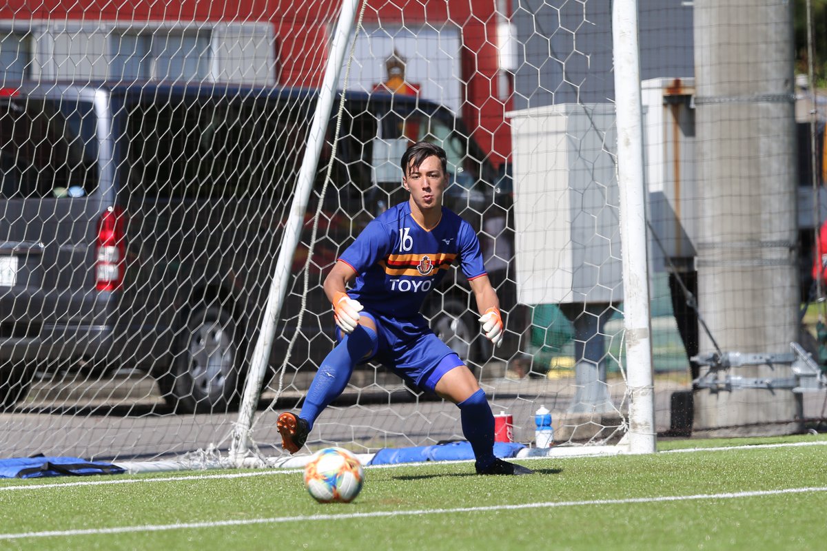 nge_official's tweet photo. #東ジョン 選手がFC琉球への育成型期限付き移籍期間満了にともない、2025シーズンより、ヴァンフォーレ甲府へ完全移籍することが決定いたしました。

コメント全文は🔻
https://t.co/4Sx6ZyUaDL

#ありがとうジョン
#グランパス
#grampus https://t.co/SANElQdokR