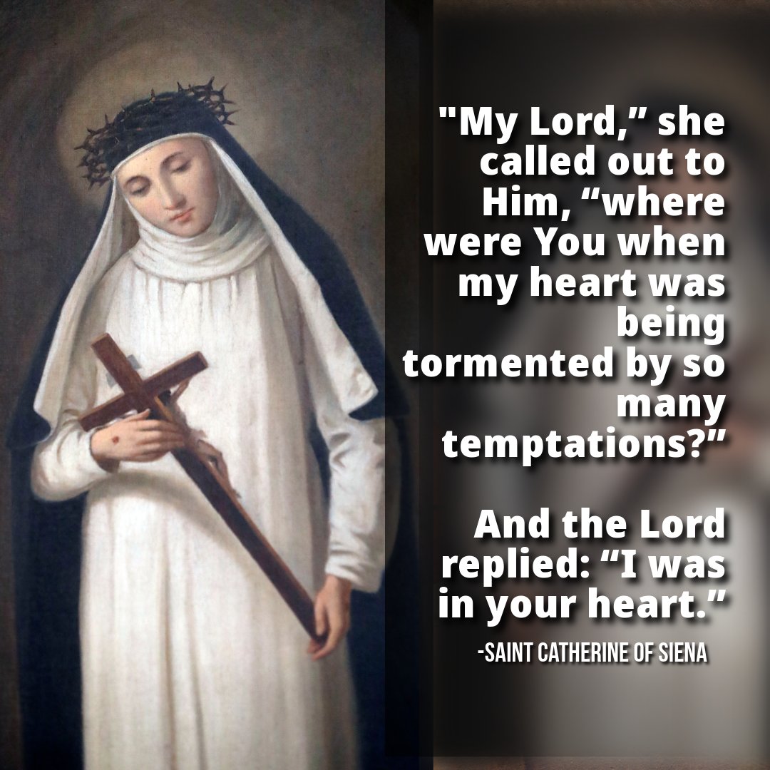 He is with you in your temptations.   You are not abandoned.