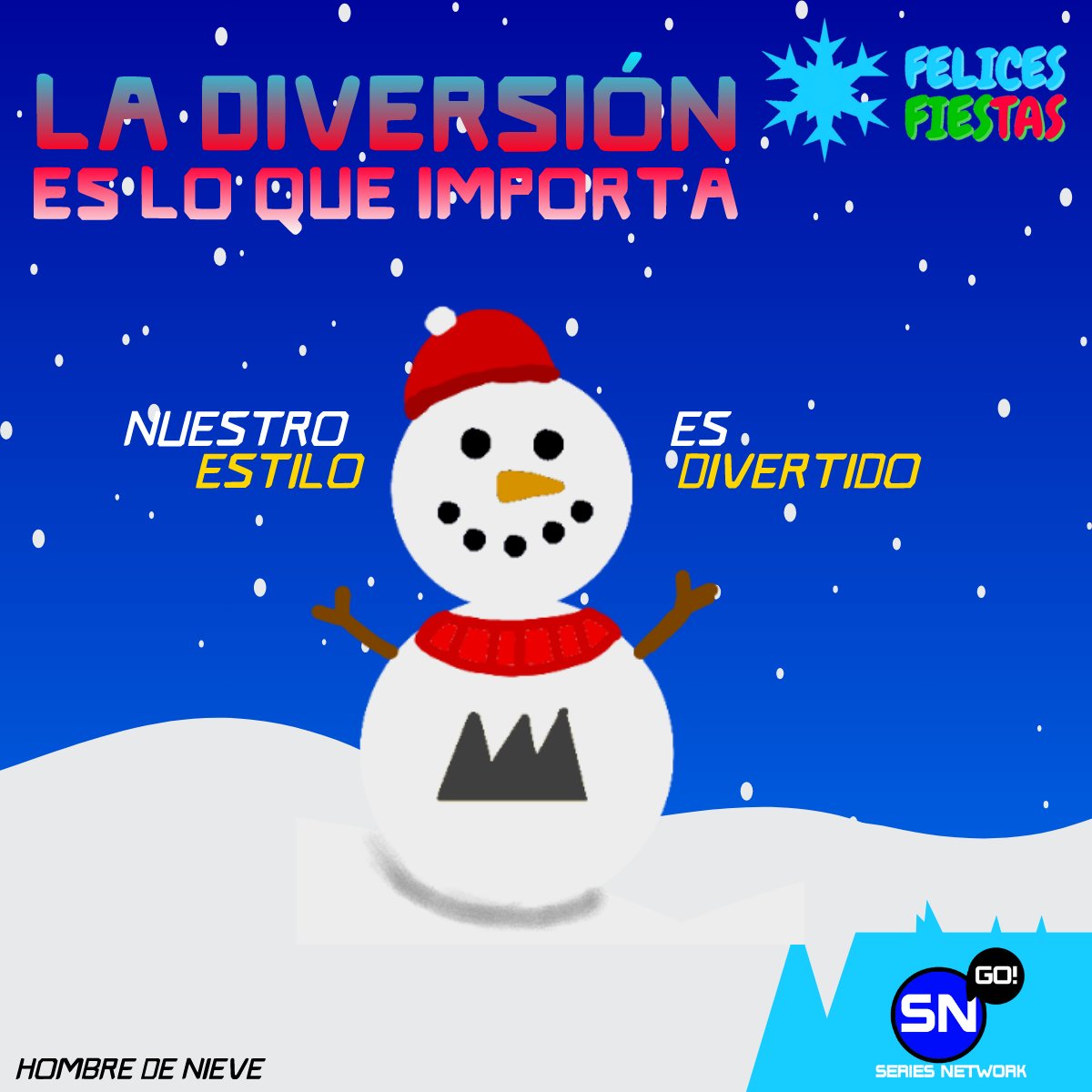 seriesnetworkgo's tweet photo. ¡Nosotros sí le dimos nuestro Estilo a nuestro Hombre de Nieve! ☃️

En estas #FelicesFiestas la Diversión es lo que Importa, los amigos somos más amigos y el espíritu festivo nos une. 🎄
#FelicesFiestas #SeriesNetworkGO #SNGO https://t.co/t0CZ8x7M5o