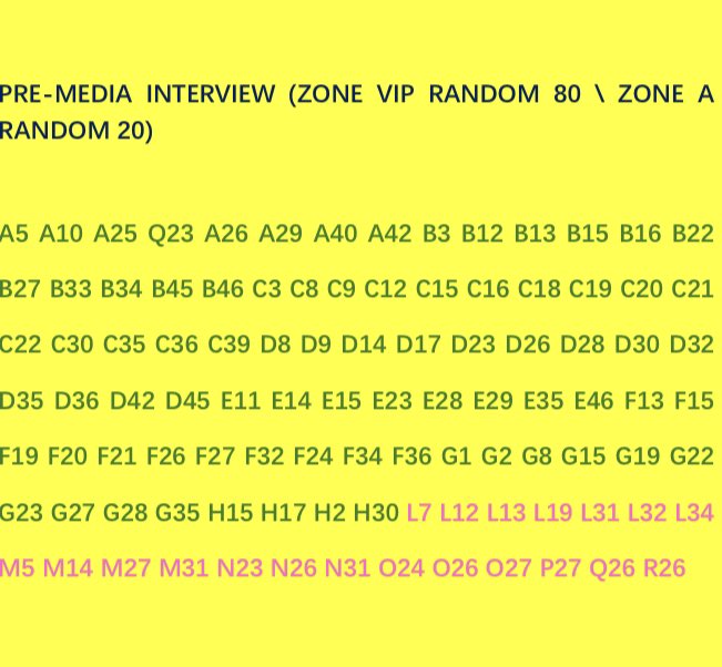 คุณเมย์ค่า~❄️PARK JIHOON WINTER FAN MEETING ‘OPENING’ IN BANGKOK❄️ประกาศรายชื่อผู้โชคดีได้รับrandom benefitแล้วนะคะ 📣

⚠️สำหรับคุณเมย์ที่ได้รับสิทธิพิเศษpre-media interview กรุณามาที่จุดรับบัตรหน้างาน ณ JJhall ในวันที่29 ธันวาคม ก่อนเวลา 16.00น.