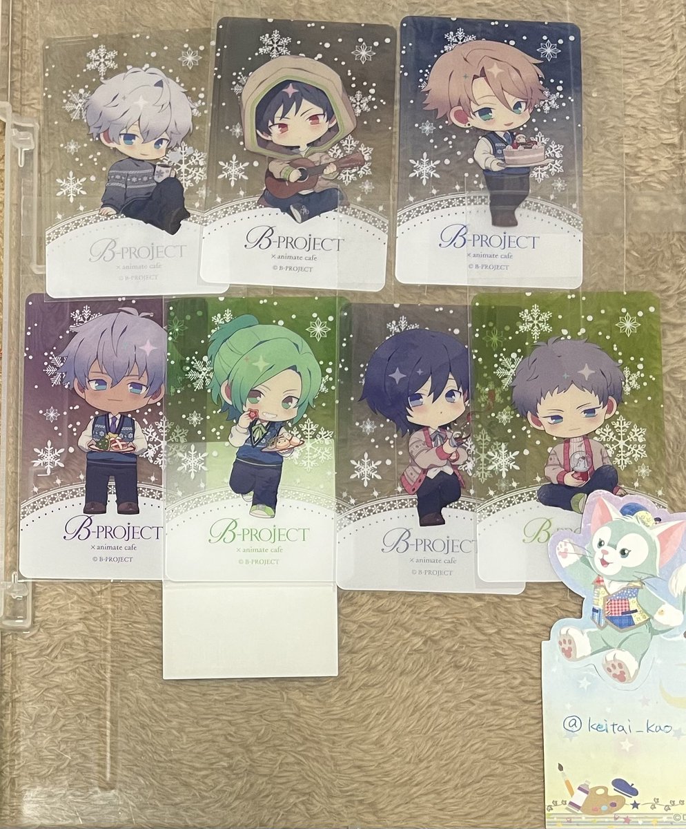 keitai_kao's tweet photo. 【交換】 Bプロ B-project アニカフェ アクスタ クリアカード

譲）アクスタ 金城 増長 音済2 釈村 唯月
クリアカード 北門 金城 増長 野目 王茶利 唯月 殿

求） 愛染

郵送希望
宜しくお願いいたします。 https://t.co/Vj67KNrRvd