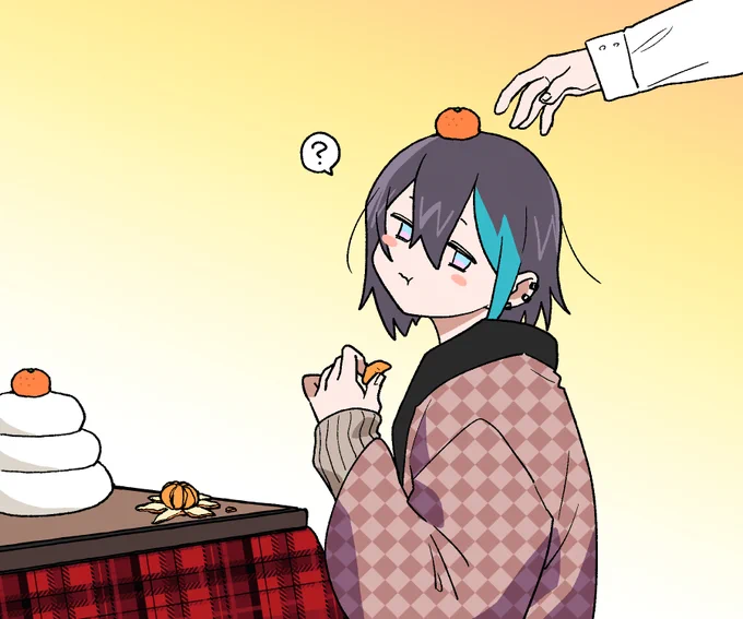 もちもち…#きょうのまゆずみ  #灰画 
