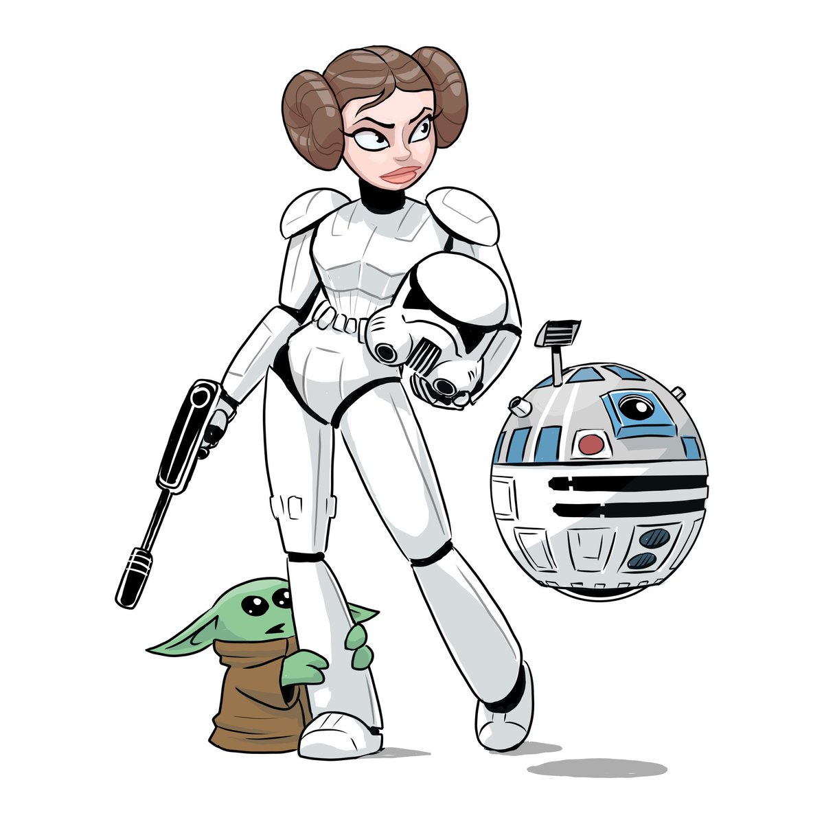 Tonycartoonish's tweet photo. Remembering… #carriefisher #starwars #princessleia #inremembrance #sheismissed https://t.co/6y798nbET4