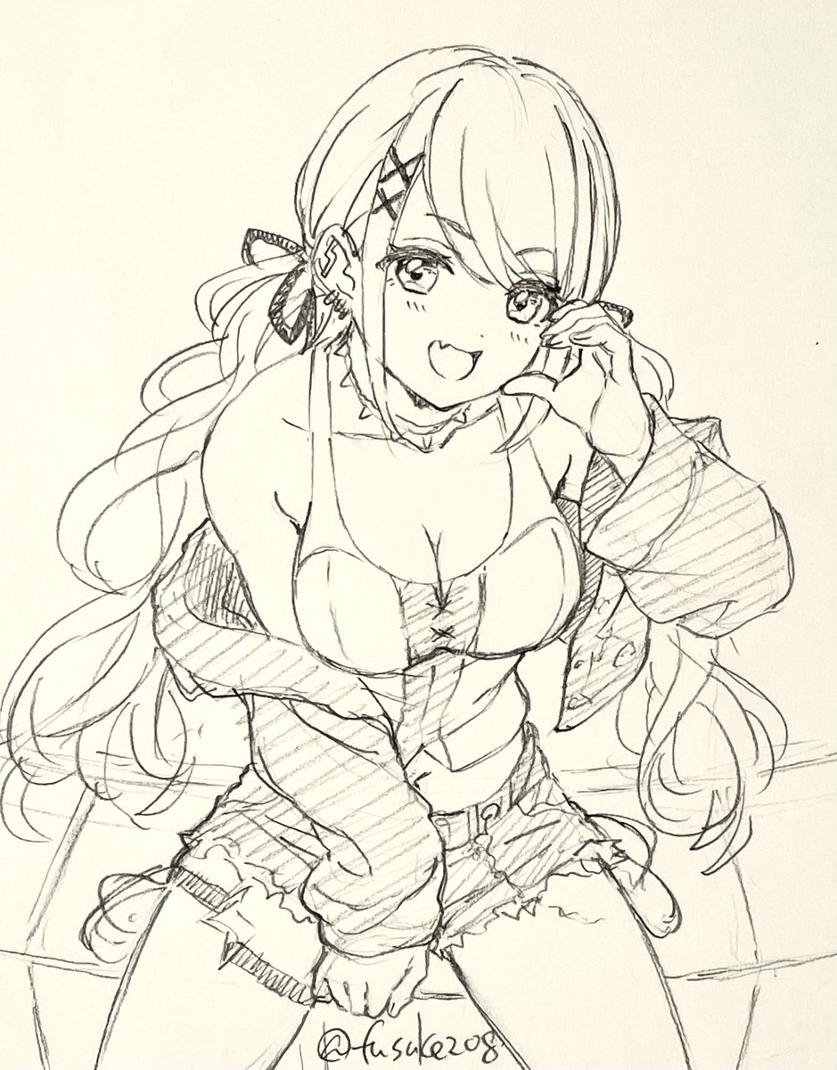 いずれ色まで塗りたい(願望)練習描き 