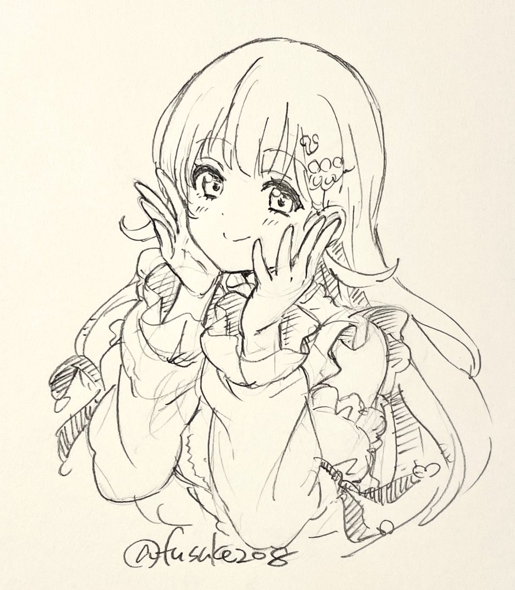 いずれ色まで塗りたい(願望)練習描き 