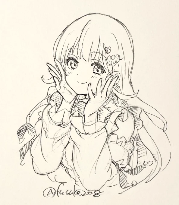 いずれ色まで塗りたい(願望)練習描き 