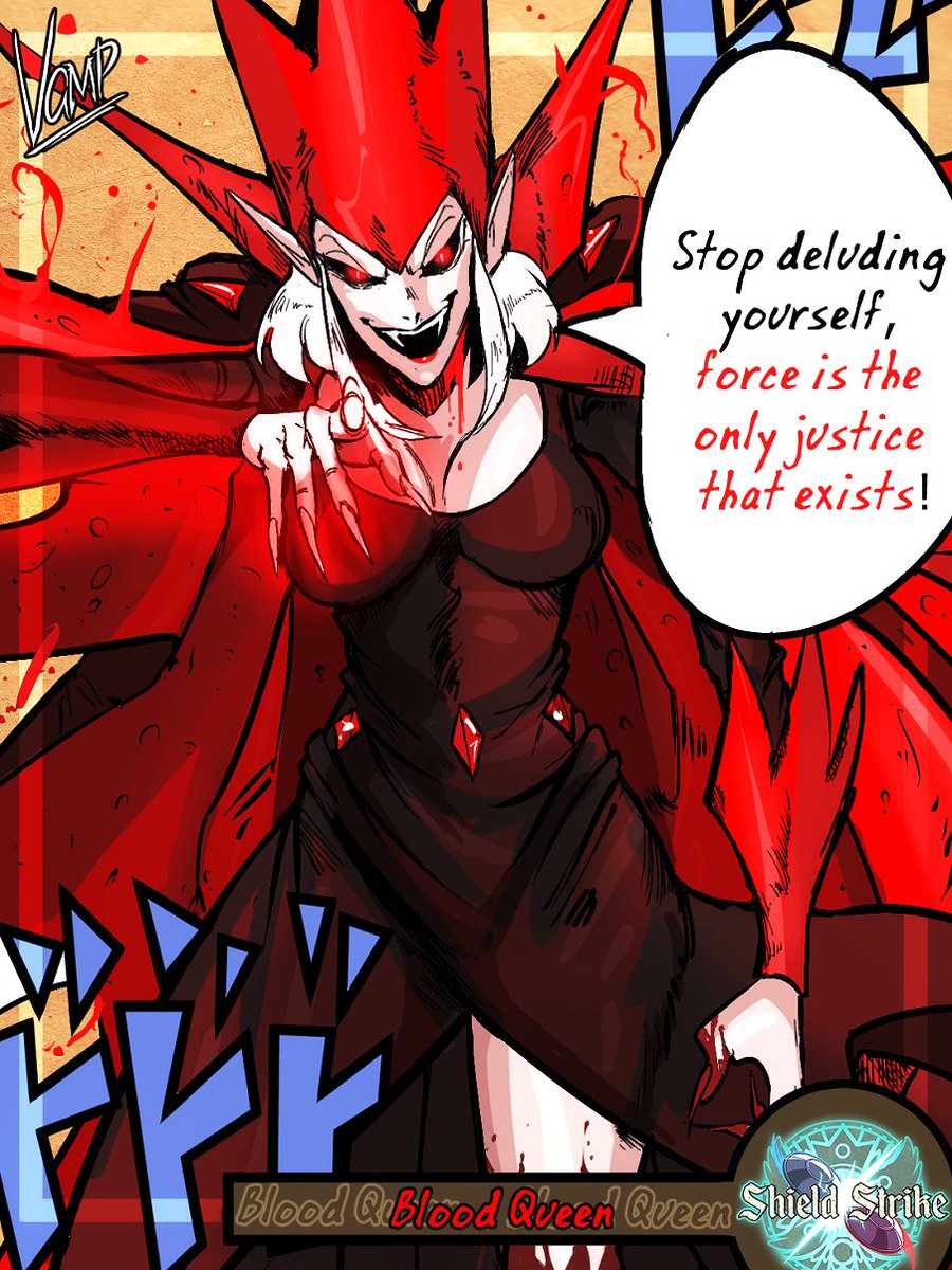 professor_vamp's tweet photo. Blood Queen fanart! (Shield Strike)

#StateraStudio #ShieldStrike https://t.co/PZsgTi5pxb