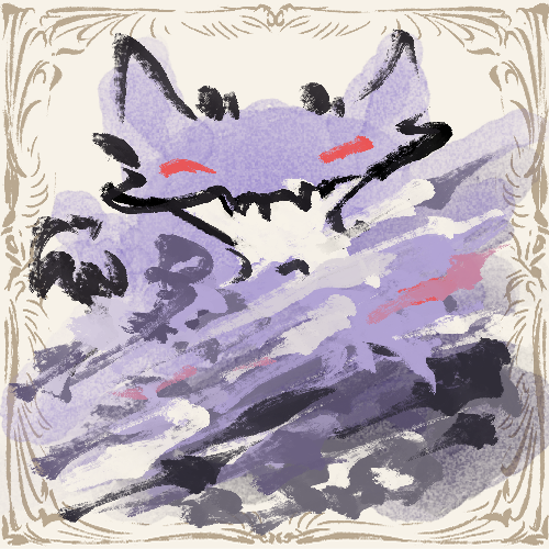 Kaoskiam's tweet photo. Ghastly line [redo] #pokemonfanart https://t.co/krTvmkaohN