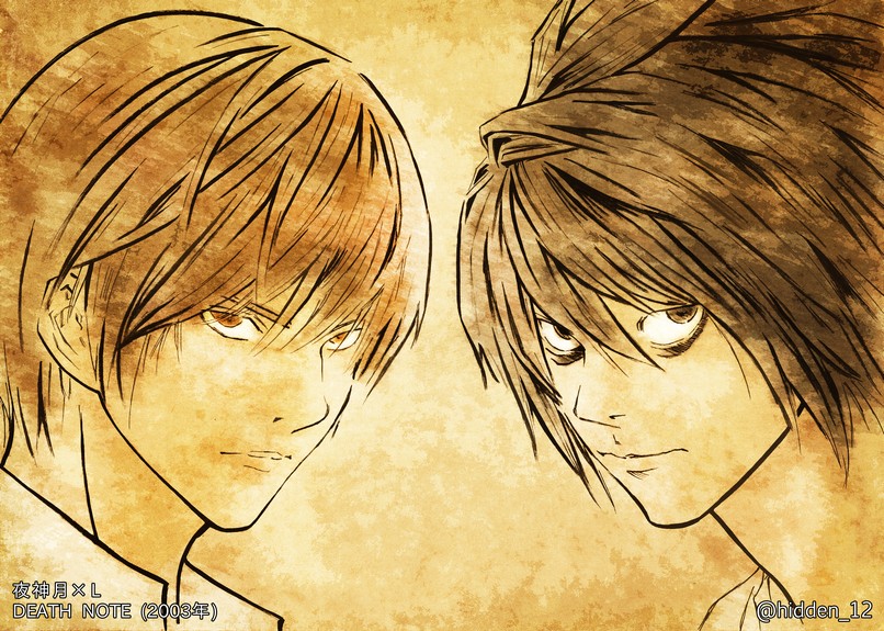 📚DEATH NOTE 🏷️夜神月×L