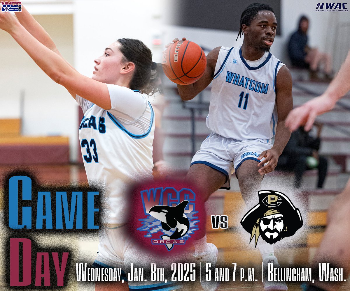Whatcom CC Orca Athletics (@whatcomorcas) on Twitter photo NWAC North Region Play Begins This Evening For The Orcas in the WCC Pavilion!
Live Stream: nwacsportsnetwork.com/whatcom/
<a href="/NWACSports/">NWAC</a> <a href="/WhatcomCCWBB/">Whatcom CC Women’s Basketball</a> <a href="/WhatcomCCMBB/">Whatcom Community College Men’s Basketball</a> NWAC North Region Play Begins This Evening For The Orcas in the WCC Pavilion!
Live Stream: nwacsportsnetwork.com/whatcom/
<a href="/NWACSports/">NWAC</a> <a href="/WhatcomCCWBB/">Whatcom CC Women’s Basketball</a> <a href="/WhatcomCCMBB/">Whatcom Community College Men’s Basketball</a>