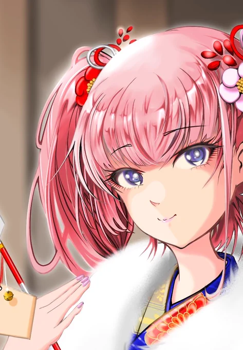 ニパ様()主催のC105アトランタ合同誌で振袖ランタさんを描かせていただきました着物の柄の色塗り…頑張ったのでたくさんの方に見てほしい。。。ぜひお手に取っていただければ… 