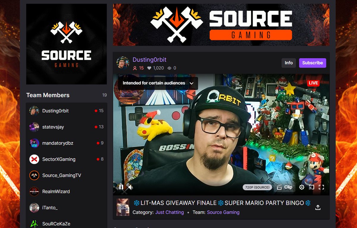 Source Gaming (@sourcegamingtv) on Twitter photo 10 years bad luck if you don't like and share <a href="/dustingorbit/">DustingOrbit</a>'s face 🍀🌠
Tune into our Twitch Team for Friday night vibes 🔥 10 years bad luck if you don't like and share <a href="/dustingorbit/">DustingOrbit</a>'s face 🍀🌠
Tune into our Twitch Team for Friday night vibes 🔥