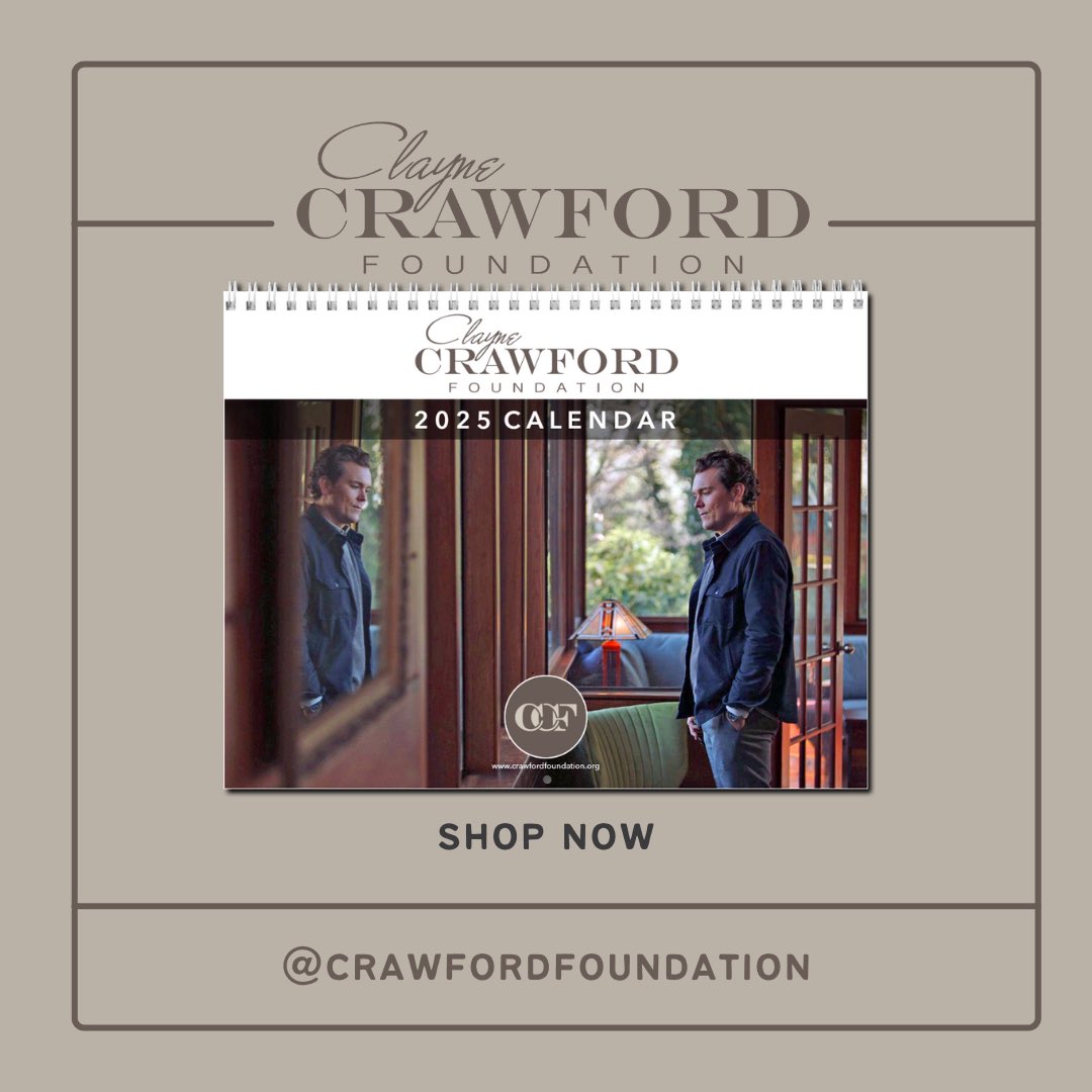 Crawford Foundation (@ccf_birmingham) on Twitter photo 2025 CCF Calendar OUT NOW!! All charity calendars will be signed by <a href="/ClayneCrawford/">Clayne Crawford</a> with a personalized message to YOU!! All proceeds to hurricane relief💙
Go to crawfordfoundation.org/shop
Limited supply!
Thank you for supporting💙
#CCF #NonProfit #hurricanerelief #ClayneCrawford 2025 CCF Calendar OUT NOW!! All charity calendars will be signed by <a href="/ClayneCrawford/">Clayne Crawford</a> with a personalized message to YOU!! All proceeds to hurricane relief💙
Go to crawfordfoundation.org/shop
Limited supply!
Thank you for supporting💙
#CCF #NonProfit #hurricanerelief #ClayneCrawford