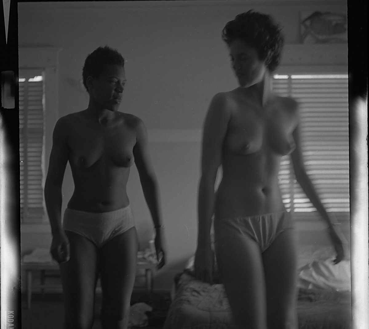 women at the Los Angeles Gay Community Service Center's (GCSC) "Lesbian House," between 1972 and 1973, taken by Bee Ottinger for her thesis project at the California Institute of the Arts