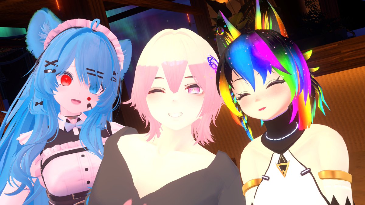 Lugzx's tweet photo. Thank you all that made it today to stream 3 of 7 💖 and thanks to my special guests @itsnicon  @yulind @EiosRequiem @DivanaVR &amp; @Nypd1989 https://t.co/ZjWakBISXZ