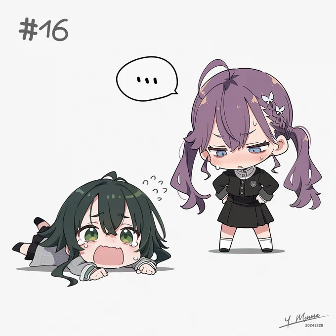 月村手毬&賀陽燐羽 / Temarinha
#学マス 