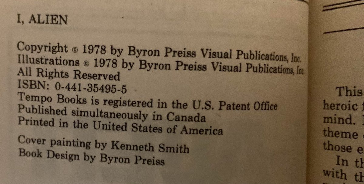 MHuntington7's tweet photo. New copy of “I, Alien” from 1978! 👽 #UFOLibrary #UFOBook #AlienSciFi #IAlien #UFOCulture #Ufology
Before “ET”! Before “Brother from Another Planet”! 👽👁️ https://t.co/Vu6XpQN0dh
