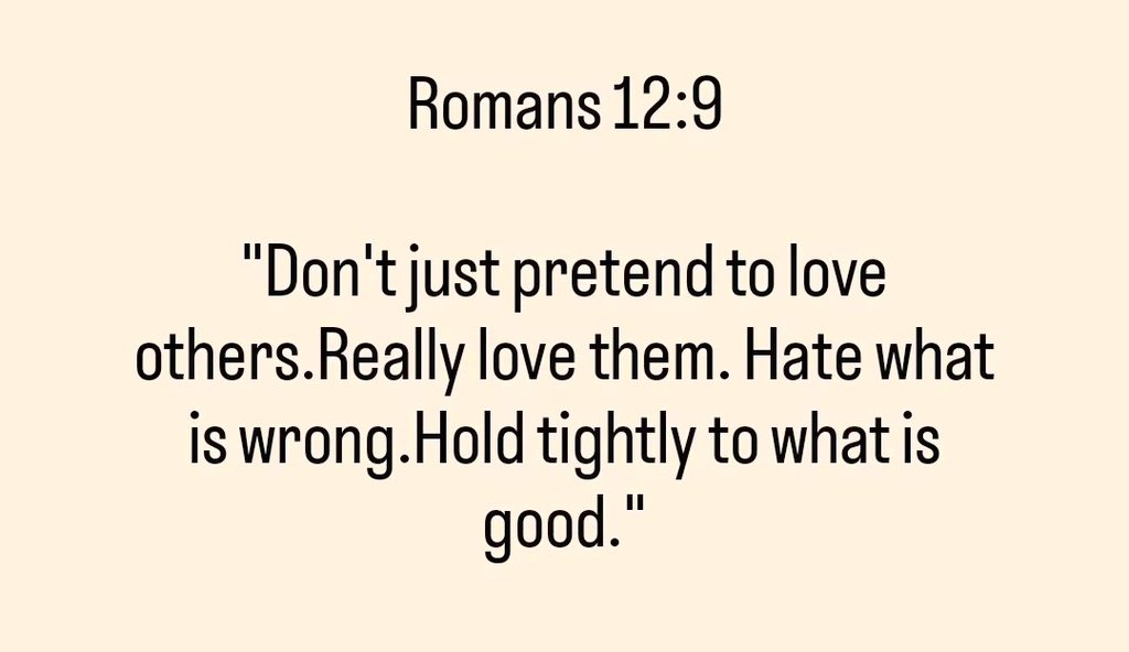 Romans 12:9