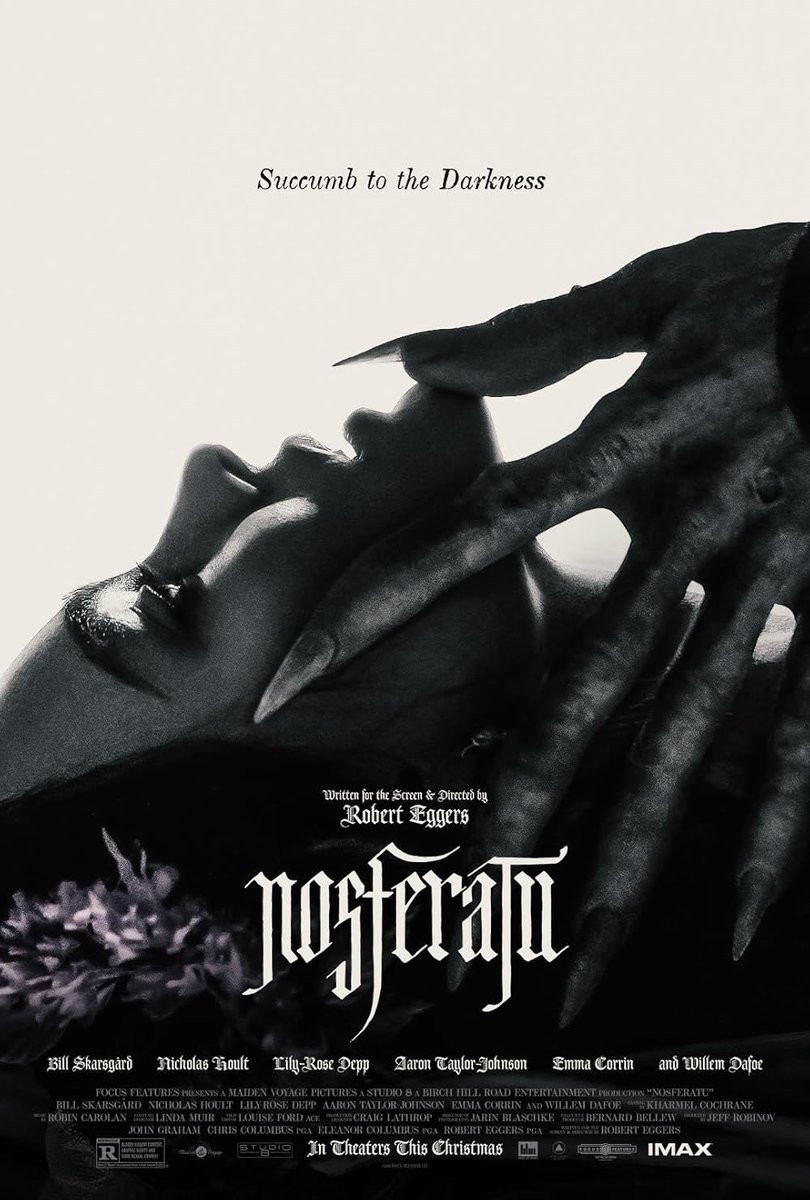 Robert Eggers’ Nosferatu has already grossed 19 million dollars at the box office and is on track for a 40 million dollar opening week. #Nosferatu