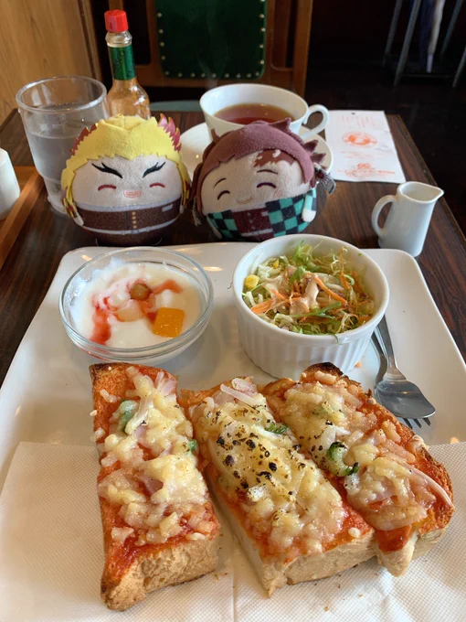 今日は定例の…morning 