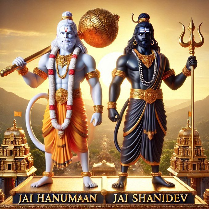 __RajeshPandey's tweet photo. ॐ ऐं ह्रीं हनुमते श्री रामदूताय नमः॥
ॐ भगभवाय विद्महैं मृत्युरुपाय धीमहि |
 तन्नो शनिः प्रचोदयात्  ||

शनिदेव महाराज और हनुमानजी की कृपा
आप सभी पर हमेशा बनी रहे।🙏❤️
🙏‼️#जय_श्री_राम ‼️🙏🚩
🌺 #ॐ_हं_हनुमंते_नमः 🔔🚩
  #ॐ_शं_शनैश्चराय_नमः  ||💐🙏🪔 
#शुभ_शनिवार #शुभ_प्रभात_वंदन 👏 https://t.co/tOmbwK80H1