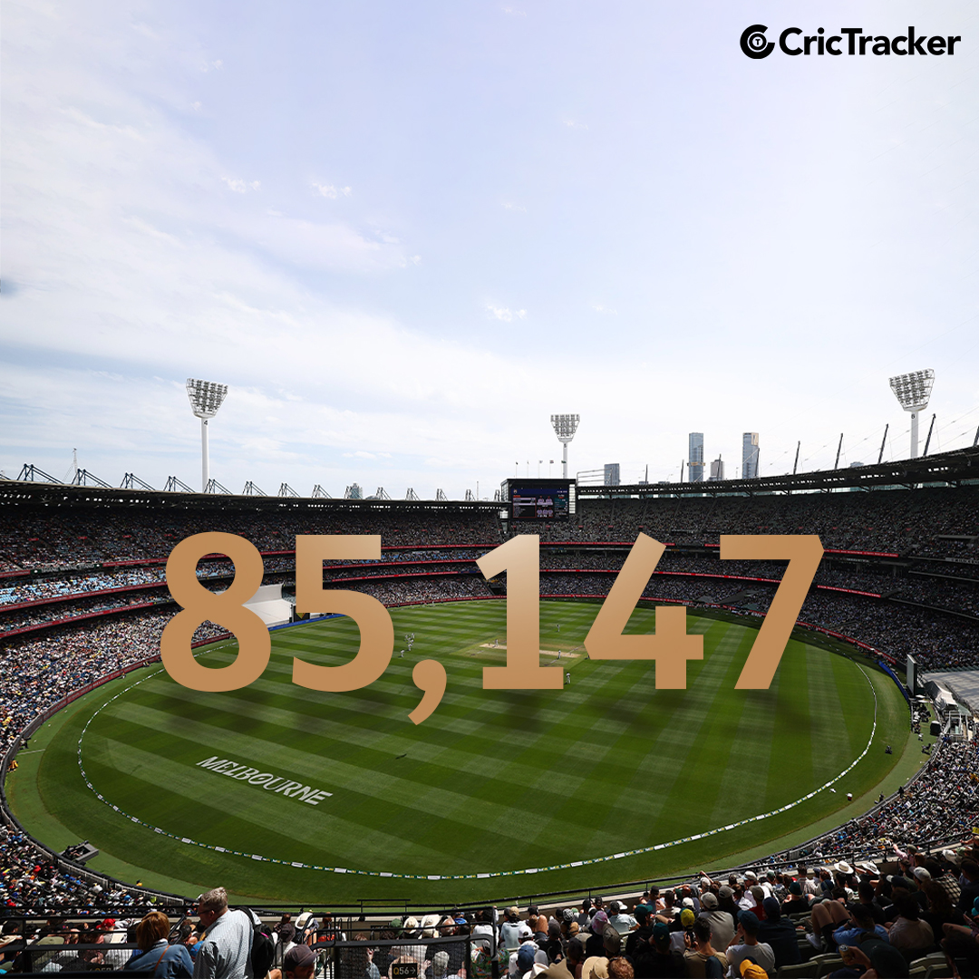 Cricketracker's tweet photo. Day 2 of the Boxing Day Test witnessed a massive turnout, with record-breaking fan attendance!

The highest ever for any Day 2 of a Boxing Day Test in Melbourne. https://t.co/3CuFi9VeSS
