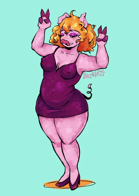 #furry PIG GIRL 