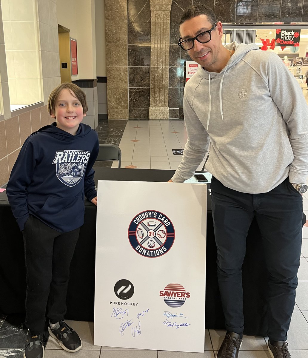 Michael Preston (@prmikepreston) on Twitter photo Hey <a href="/MichaelSalfino/">Michael Salfino</a> my 10-year-old nephew Crosby is helping kids start their card collection.
Being a defenseman with the Worcester (MA) Railers juniors he collects Thrun (Sharks) and Mintyukov (Ducks) but gives away thousands of cards (see story)!
bgcworcester.org/news-events/20… Hey <a href="/MichaelSalfino/">Michael Salfino</a> my 10-year-old nephew Crosby is helping kids start their card collection.
Being a defenseman with the Worcester (MA) Railers juniors he collects Thrun (Sharks) and Mintyukov (Ducks) but gives away thousands of cards (see story)!
bgcworcester.org/news-events/20…