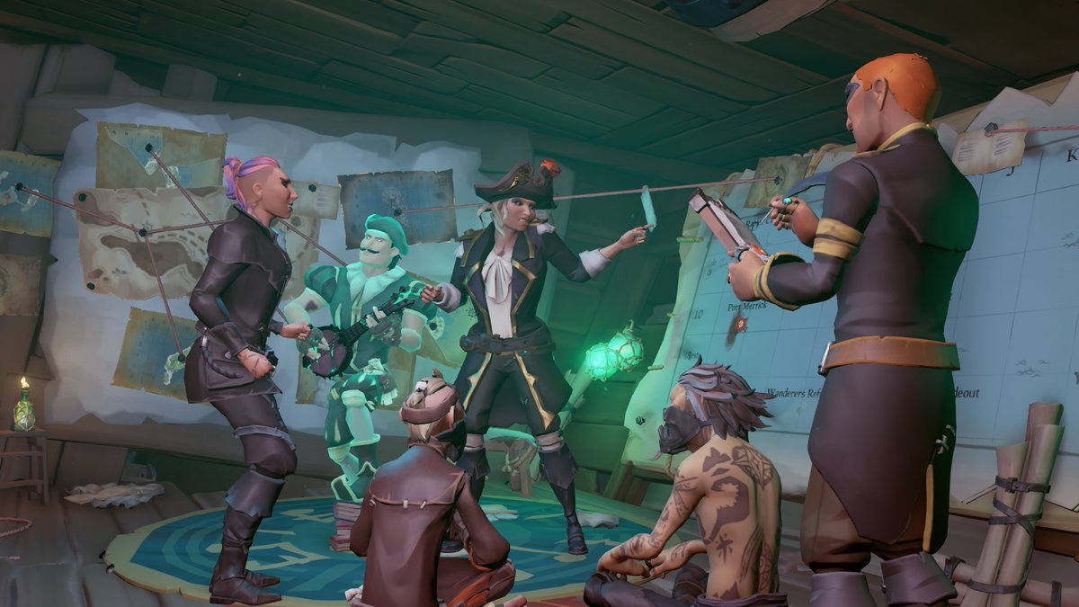 Shuffle13utter1's tweet photo. "We shall sail and succeed together"

Theme: Crew Bonding 
#SoTShot 
@SeaOfThieves 
#SeaofThieves https://t.co/Cj6suXkQvp