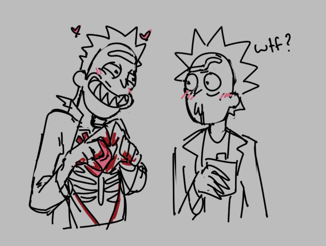 CutMeOpen's tweet photo. I make more rickorty soon, I promise🙏 I just love prime.
#prickcest #rickcest https://t.co/WkbAhhEyrf