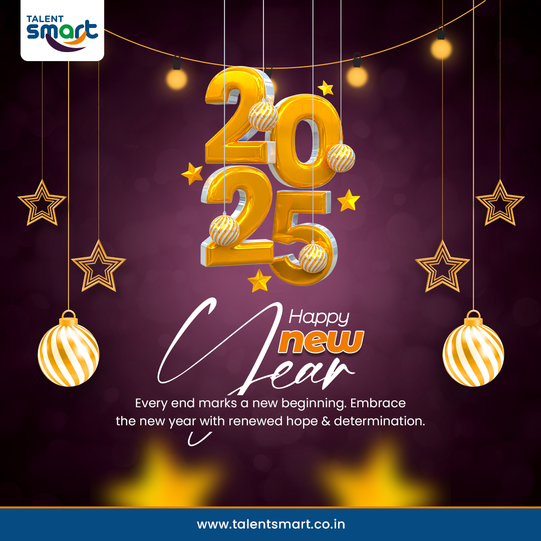 talentsmartco's tweet image. 🌟 &quot;Every end marks a new beginning. Embrace the new year with renewed hope and determination.&quot; 🌟
@talentsmartco Wishing You A Happy New Year!!
.
.
.
#HappyNewYear #NewBeginnings  #TalentSmart #HopeAndDetermination #JoyAndSuccess #CelebrateLife #FreshStart #NewYearGoals
