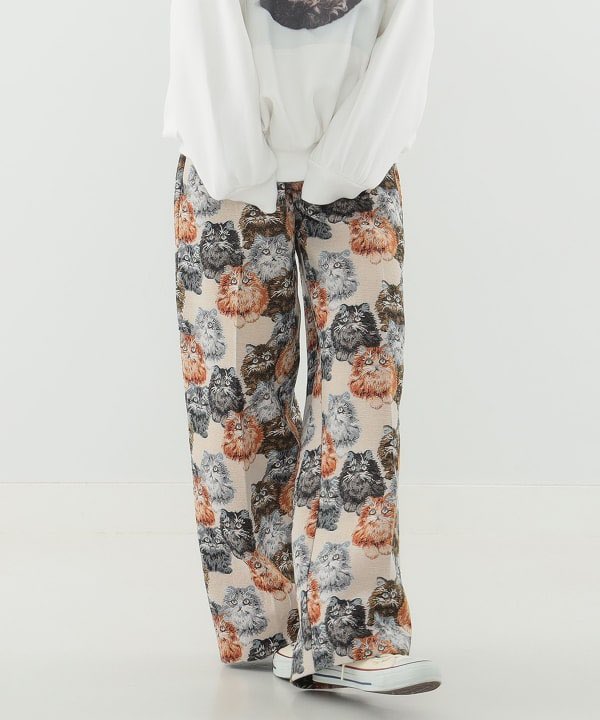 【新品同様】mmtsマミタス　猫いっぱいパンツ　M　中川翔子 BEAMS 新品同様】mmtsマミタス 猫いっぱいパンツ M 中川翔子 BEAMS
