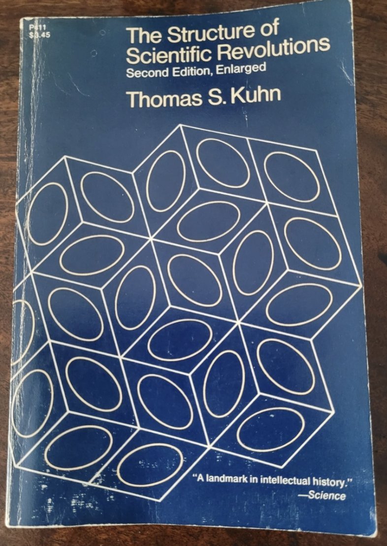 Itai Yanai (@itaiyanai) on Twitter photo 62 years later, the book that changed everything is still a must read. Kuhn distinguished between 'normal science' and 'revolutionary science', where in the former we work within the paradigm but if anomalies add up, a new paradigm emerges in a period of revolutionary science. 62 years later, the book that changed everything is still a must read. Kuhn distinguished between 'normal science' and 'revolutionary science', where in the former we work within the paradigm but if anomalies add up, a new paradigm emerges in a period of revolutionary science.