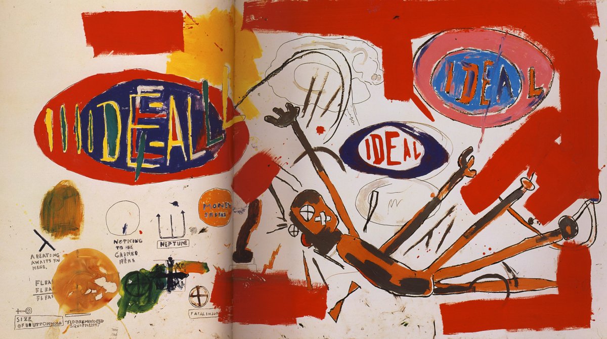 artistbasquiat's tweet image. Victor, 1987 #artbots #basquiat