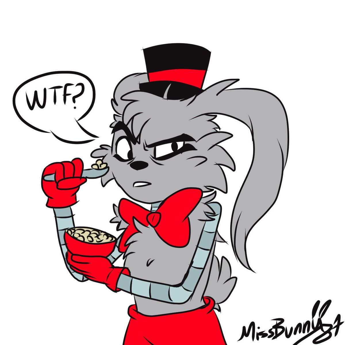The reaction of my au's Frankie, he's crazy, but he's not a cannibal either, he prefers his cereal or carrots.
- <a href="/KenzieRoselol/">𝐾𝑒𝑛𝑧𝑖𝑒 𝑅𝑜𝑠𝑒</a> #FindingFrankie #bunny
La reacción de Frankie de mi au, está loco, pero tampoco es caníbal, prefiere su cereal o zanahorias.