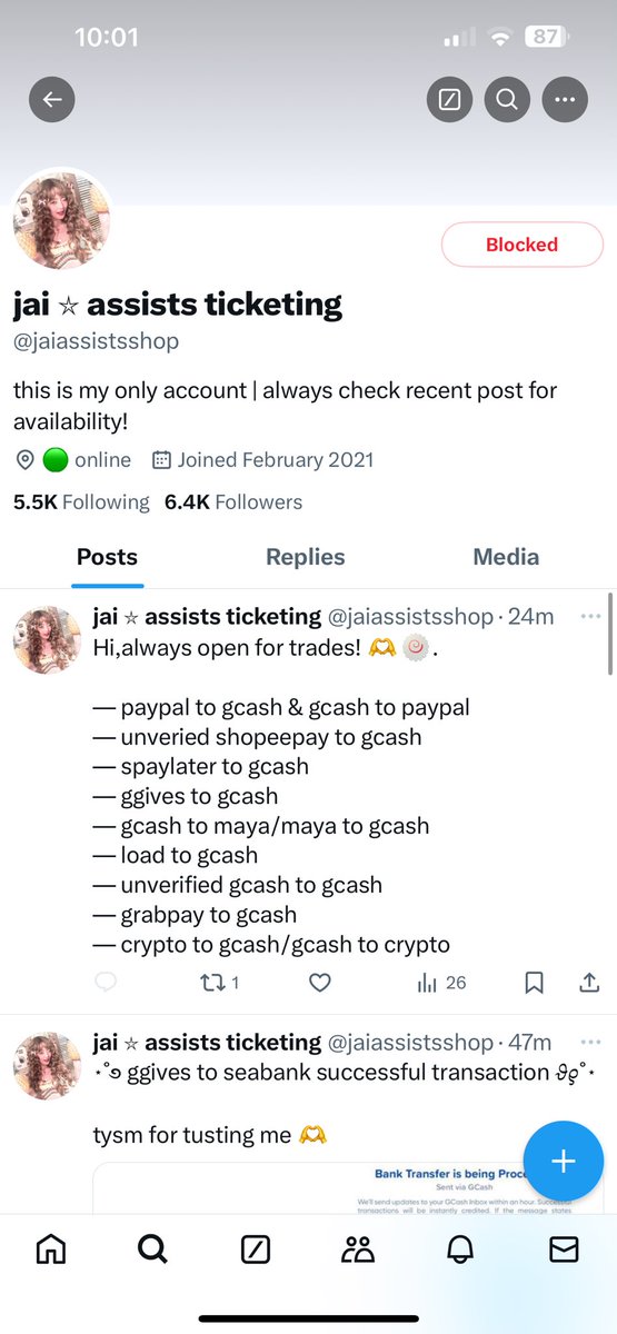 JaiAssists's tweet photo. Good morning! Kindly report and block these accts. They are using our proofs to scam other people.

We only use this account for all of our transactions. Our other sns accounts for IG and Tiktok is @jaiassists.

Spaylater trade to gcash scammers:
❎ @jaiassistsshop @jaiassistss @mviaonnn 

Please RT to spread. Thank you! 💕