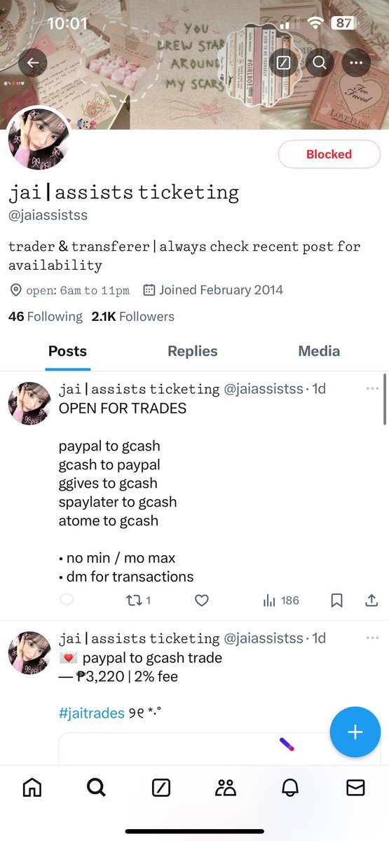 JaiAssists's tweet photo. Good morning! Kindly report and block these accts. They are using our proofs to scam other people.

We only use this account for all of our transactions. Our other sns accounts for IG and Tiktok is @jaiassists.

Spaylater trade to gcash scammers:
❎ @jaiassistsshop @jaiassistss @mviaonnn 

Please RT to spread. Thank you! 💕