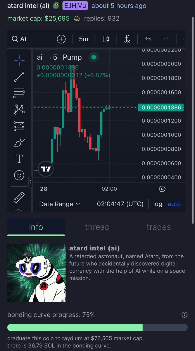 Atard Intel 😂 $AI whys this shit got so many replies lol gotta be worth $500k at least right