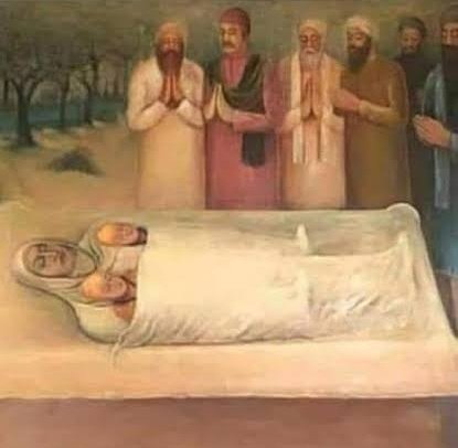 14 ਪੋਹ (28 ਦਸੰਬਰ)
ਛੋਟੇ ਸਾਹਿਬਜ਼ਾਦਿਆਂ ਅਤੇ ਮਾਤਾ ਗੁਜਰੀ ਜੀ ਦਾ ਅੰਤਿਮ ਸੰਸਕਾਰ 🙏