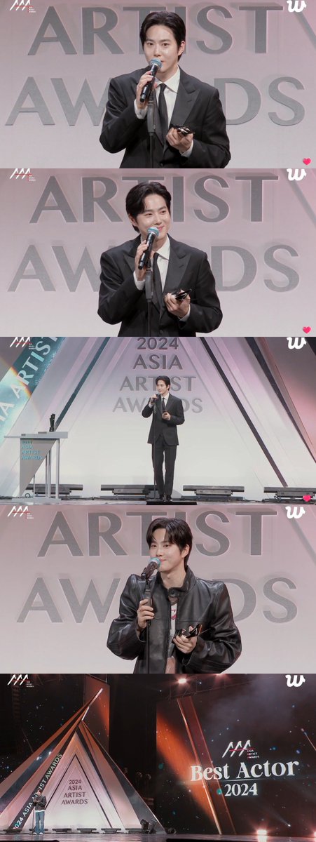 수호, ‘AAA 2024’ 2관왕! 가수·배우 부문 석권 ‘확신의 올라운더’
음악부터 연기까지 전방위 활약으로 무한한 스펙트럼 입증!
“배우이자 가수로서 초대받고 좋은 상까지 받아 정말 행복” 소감

naver.me/Fw737IJV

#SUHO #수호
#EXO #엑소 #weareoneEXO
#AAA2024 #AsiaArtistAwards2024
